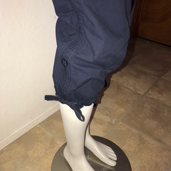 Blue navy capris and shirt striped white and red - Picture 4 of 8